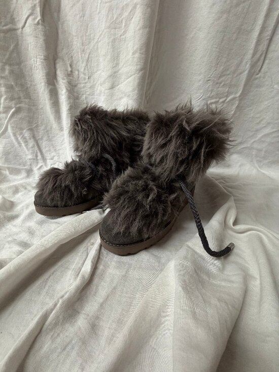 UGG Shoes - UGG Classic Posh Mini boots in Thunder Cloud (NWOT) 9